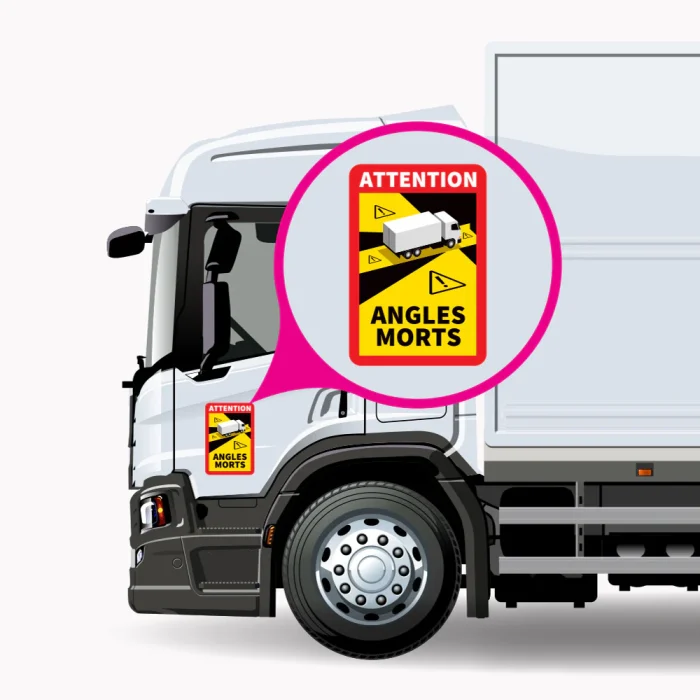 Blind Spot Truck Sticker - Image 2