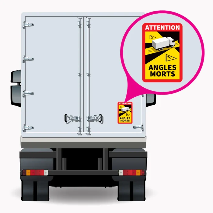 Blind Spot Truck Sticker - Image 3