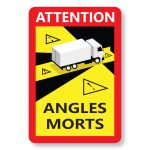 Blind Spot Truck Sticker