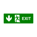 Emergency Exit (30cm x 10cm) - Image 4