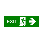 Emergency Exit (30cm x 10cm) - Image 6