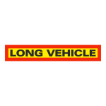 Long Vehicle Sticker (Large, Reflective)