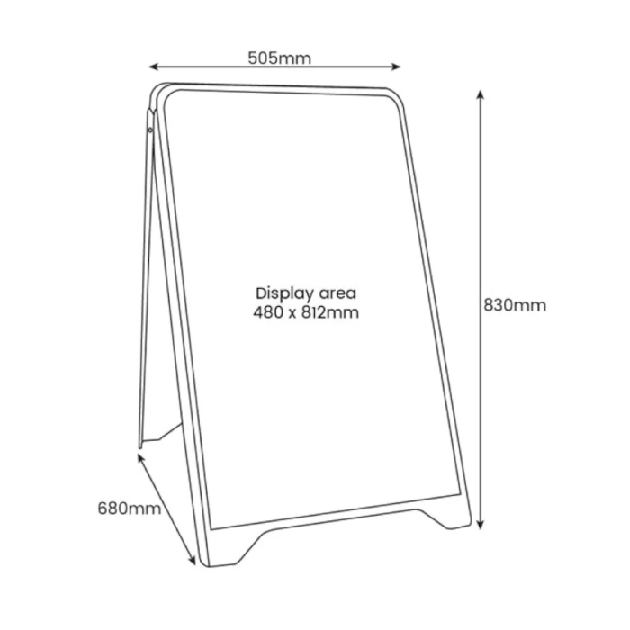 A Board Plastic Sign - Image 4