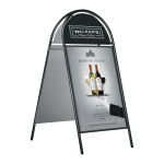 Curved Pavement Sign