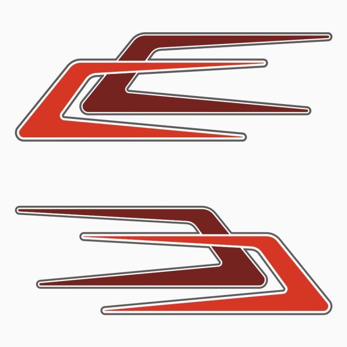 Boomerang Sticker, Set of 2 - Image 2