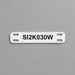Printed White Tie-On Cable Marker Tag (54mm × 11mm)