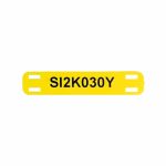 Printed Yellow Tie-On Cable Marker Tag (54mm × 11mm)